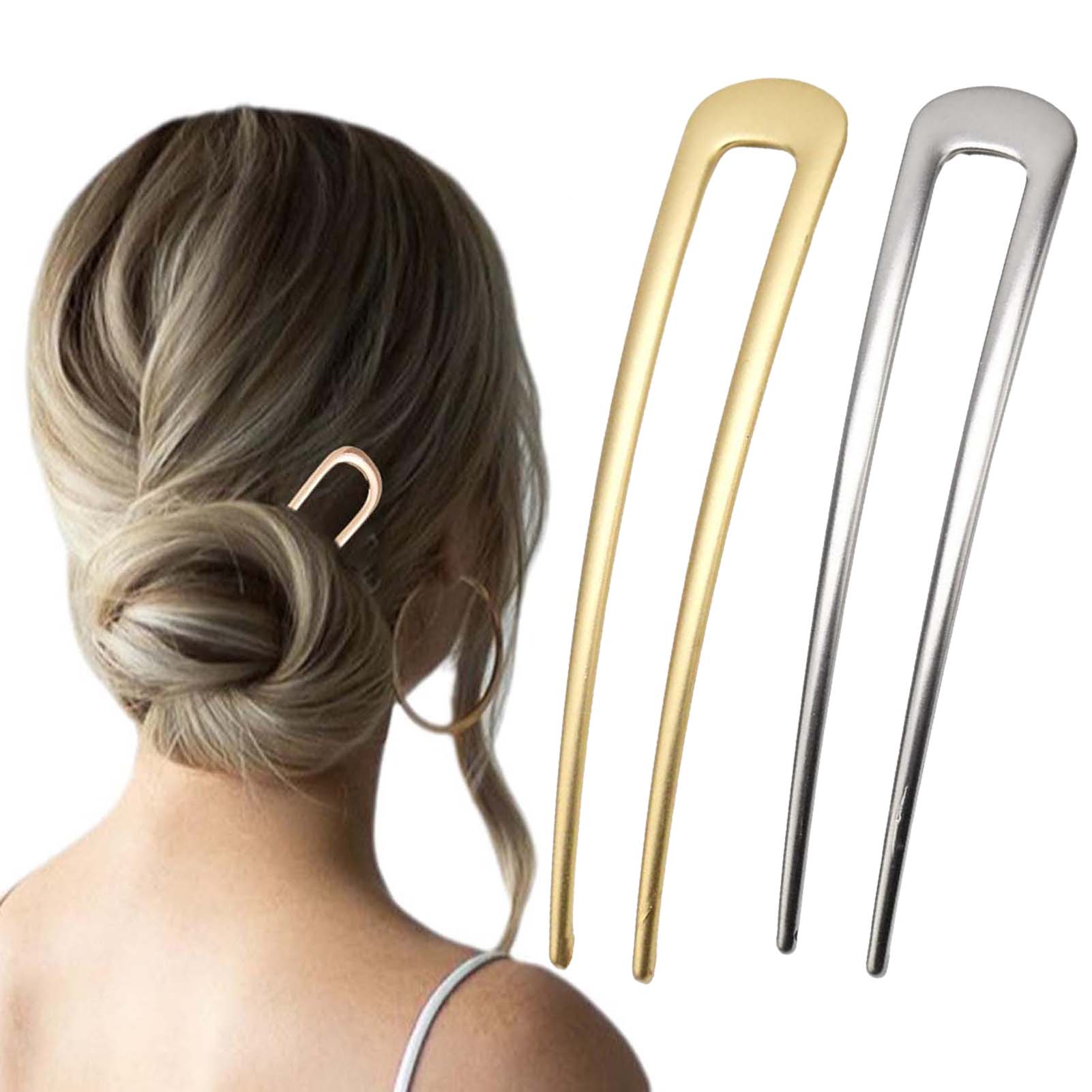 Hair Care Tools - Французские U-образные винтажные металлические шпильки для