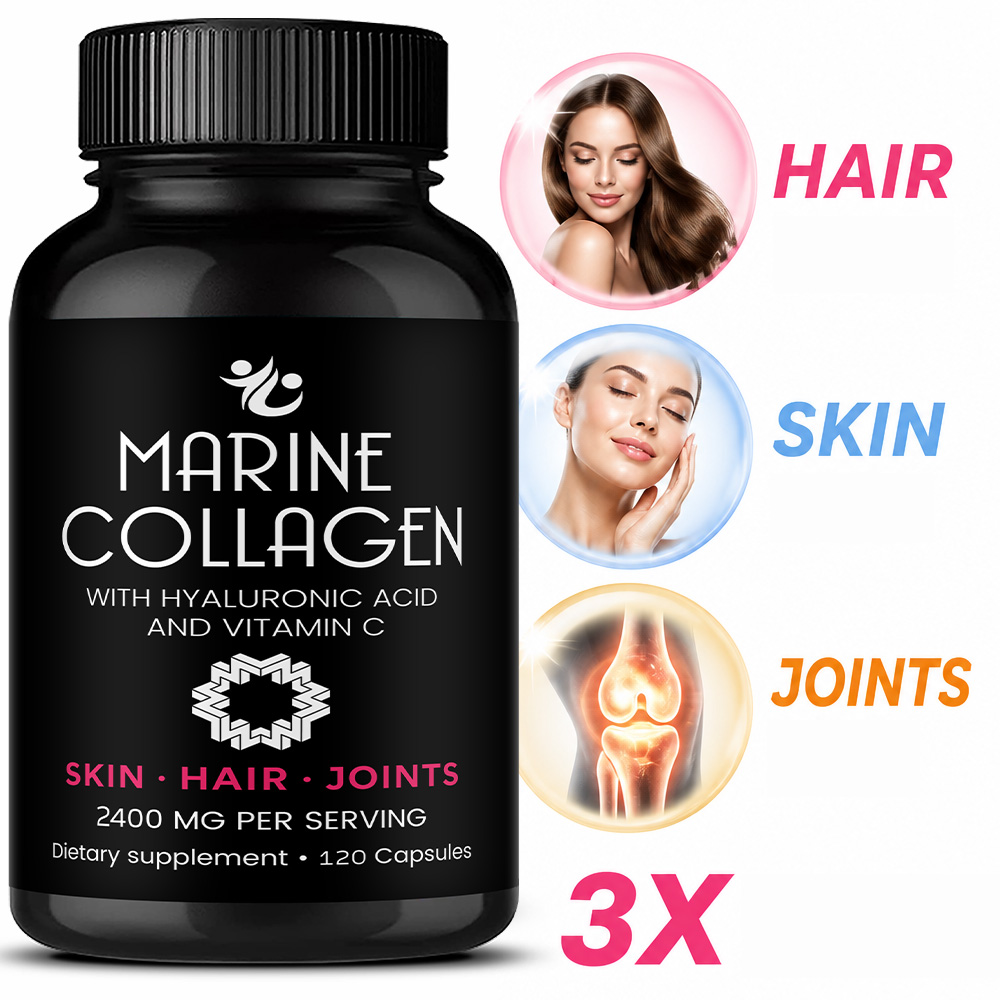 Hair Care Vitamin - Капсулы с морским коллагеном 2200 мг