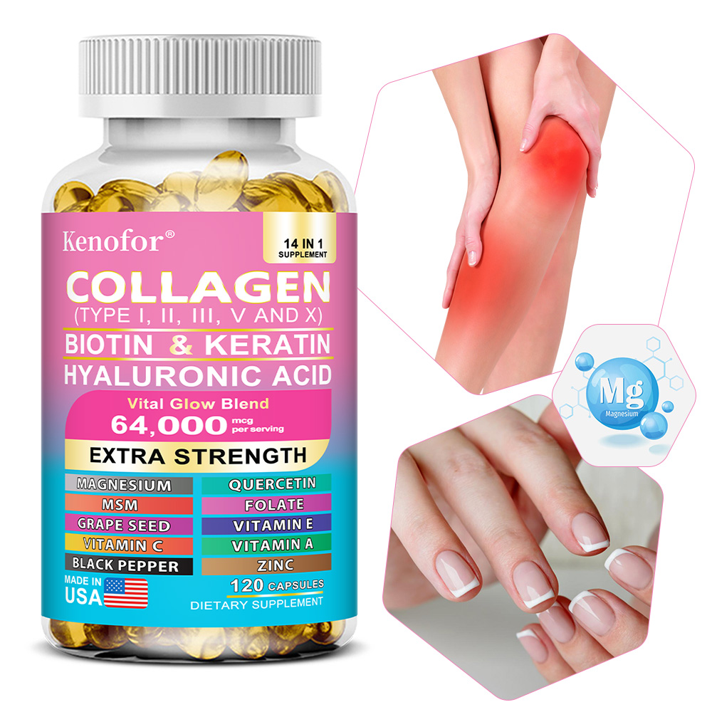 Hair Care Vitamin - Комплексные коллагеновые капсулы, осветляют тон кожи,