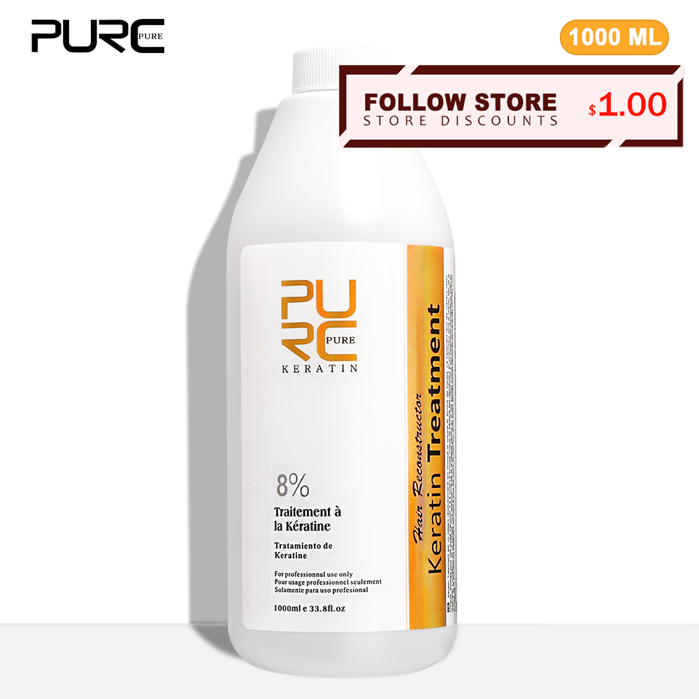 Hair Care Keratin Shampoo - PURC 8% кератина, разглаживание, средство для
