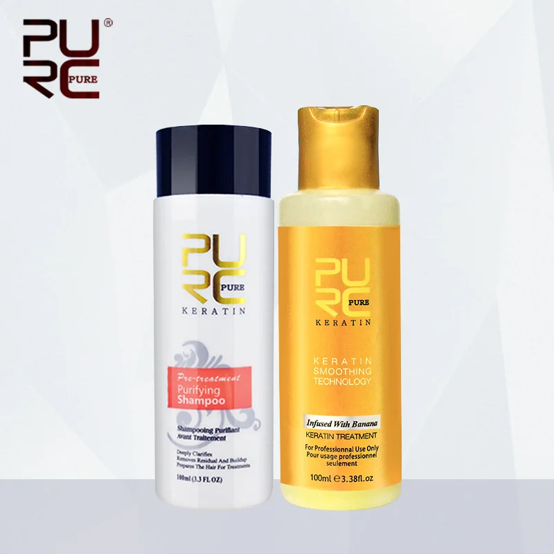 Hair Care Keratin Shampoo - Набор шампуней для кератина и очистки