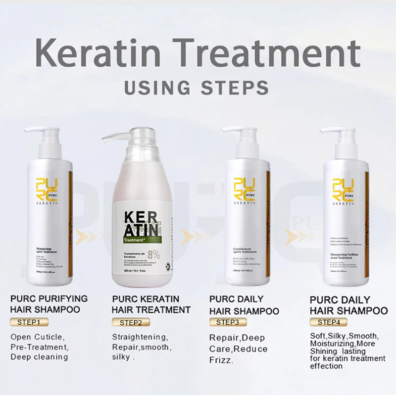 Шампунь PURC для ежедневного м – обзор и цена Hair Care Keratin Shampoo