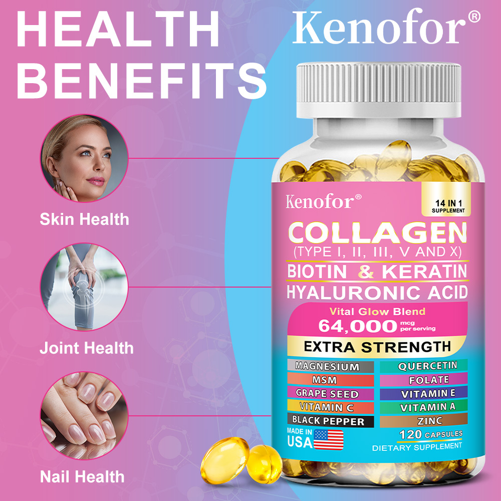 Комплексные коллагеновые капсу – обзор и цена Hair Care Vitamin