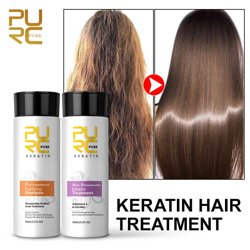 PURC Бразильский кератиновый у – обзор и цена Hair Care Keratin Shampoo