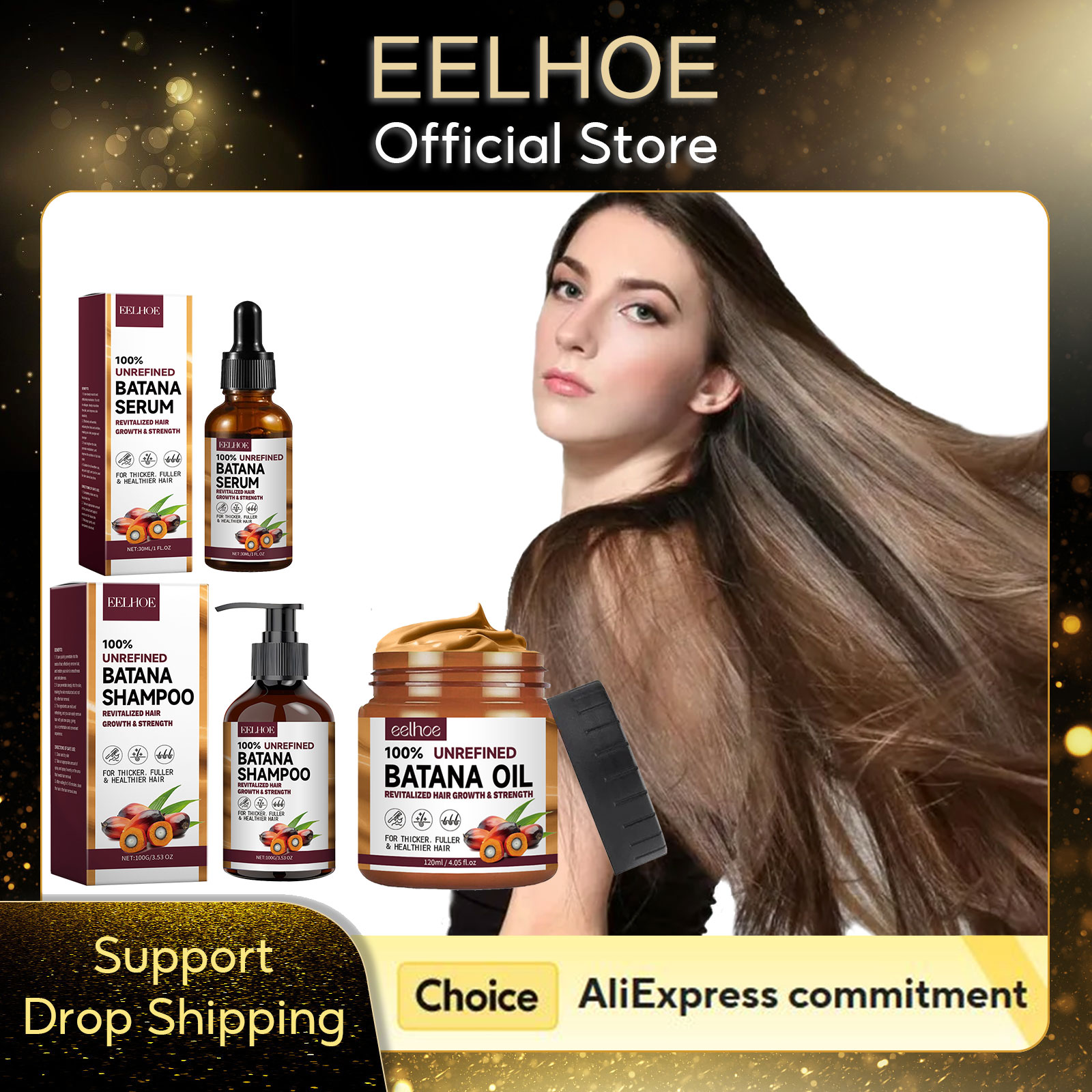 EELHOE Натуральное масло Батан – обзор и цена Hair Care Keratin Shampoo