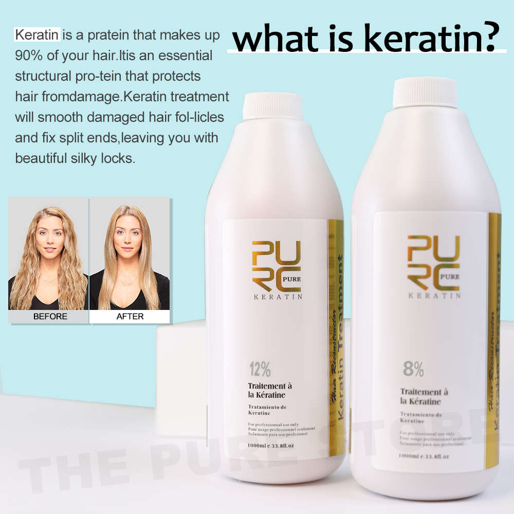 Средство для сглаживания волос – обзор и цена Hair Care Keratin Shampoo