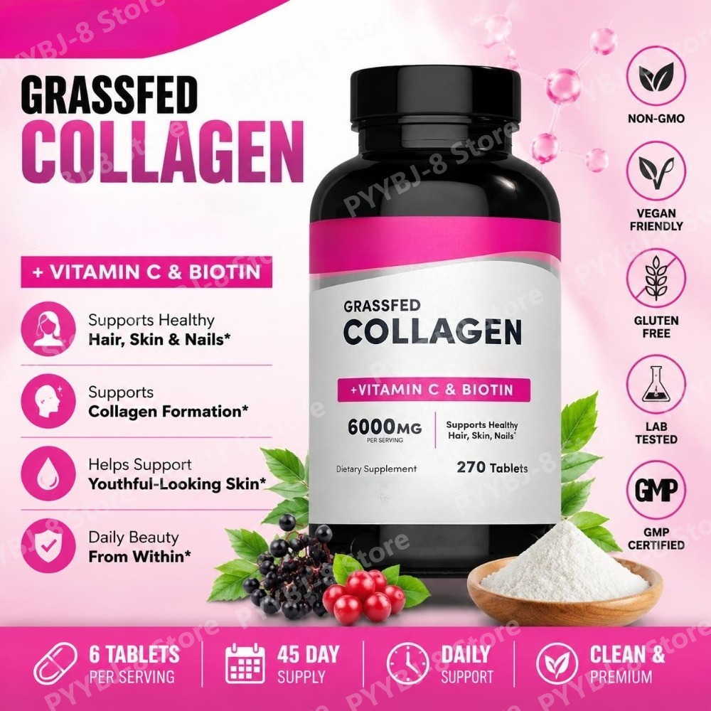 Коллагеновые таблетки 6000 мг  – обзор и цена Hair Care Vitamin
